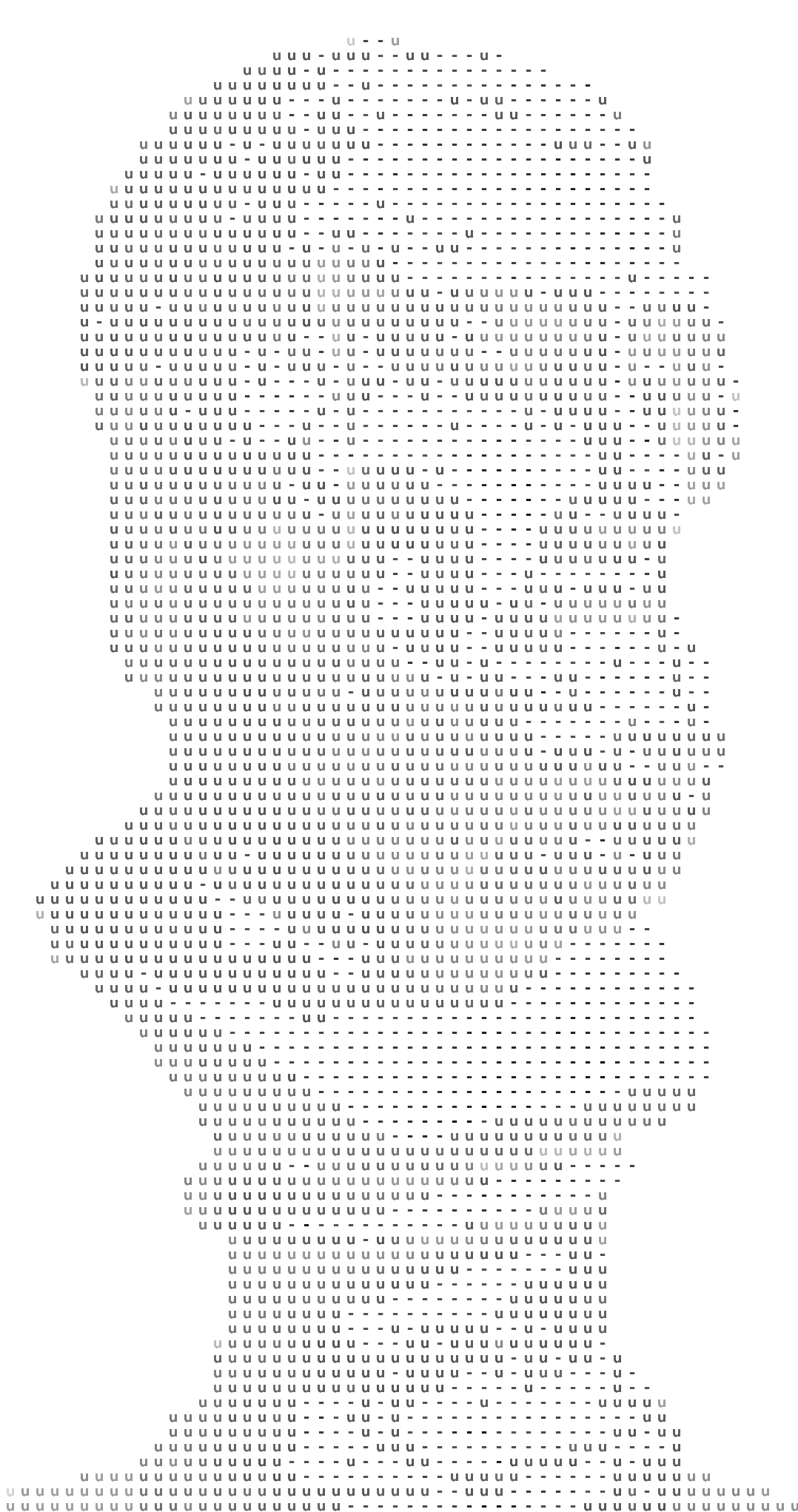 Homer profile rendered in ASCII art